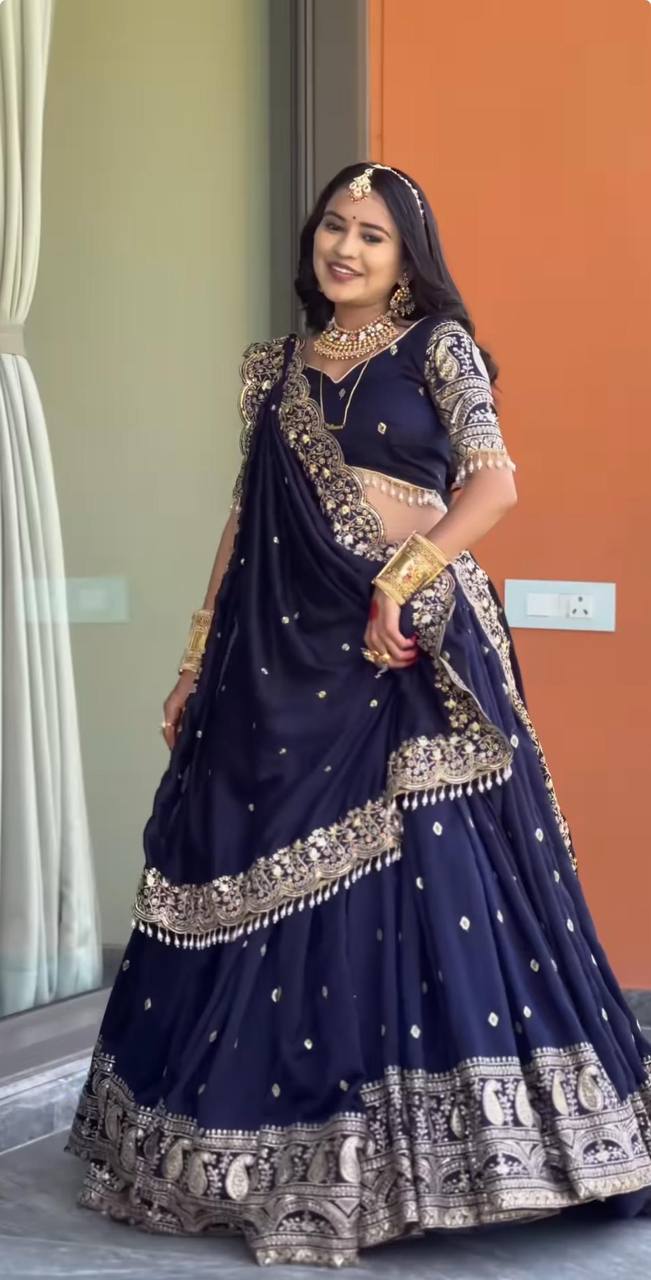 Yammini Fox Georgette Festival Lehenga Choli