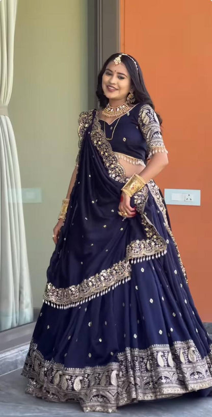 Yammini Fox Georgette Festival Lehenga Choli