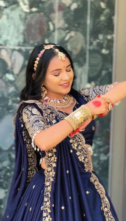 Yammini Fox Georgette Festival Lehenga Choli