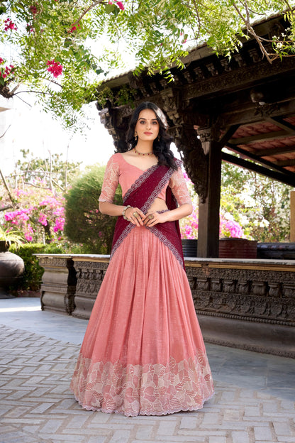 Ananya Hotfix love with a glossy twist Lehenga choli