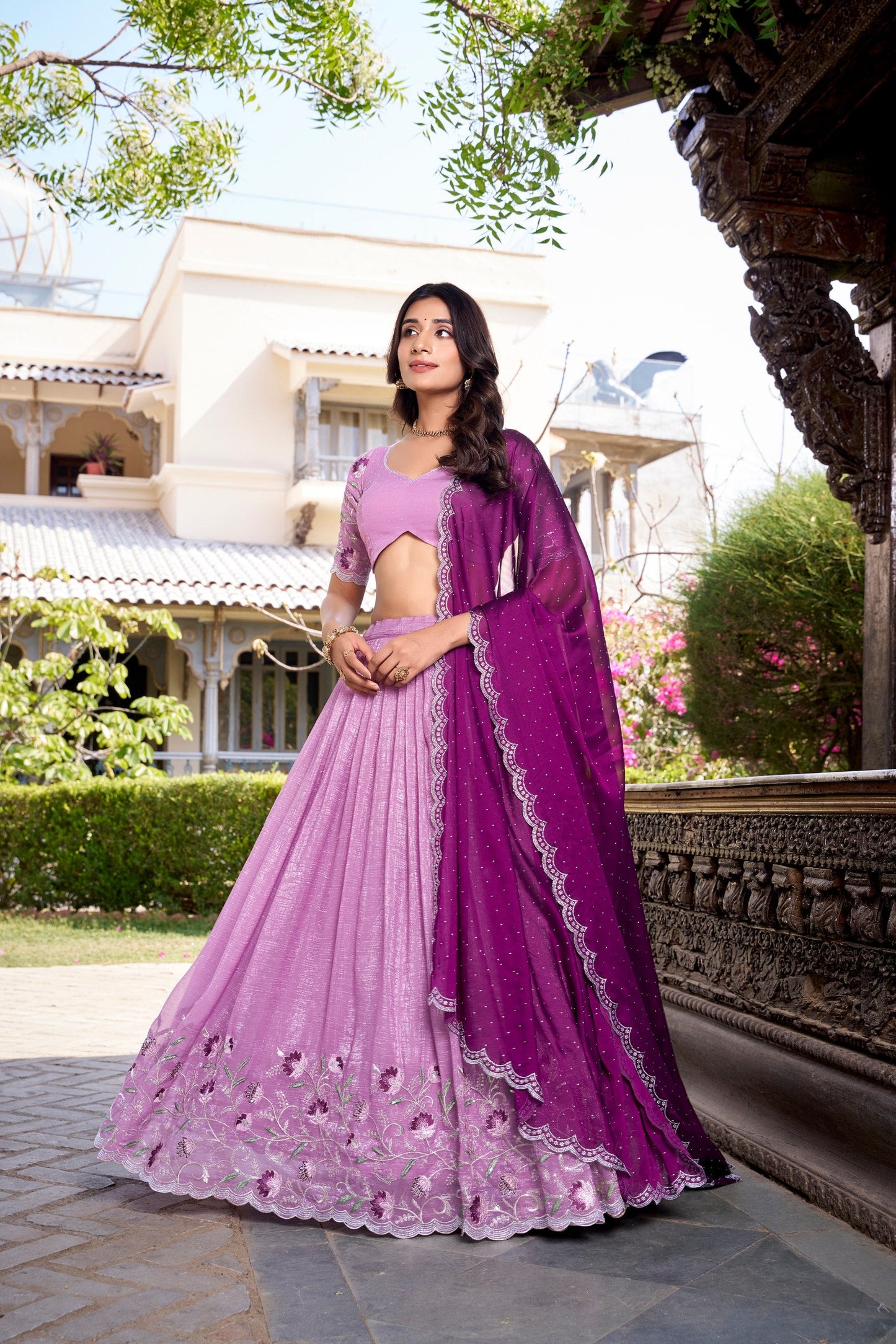 Ananya Hotfix love with a glossy twist Lehenga choli