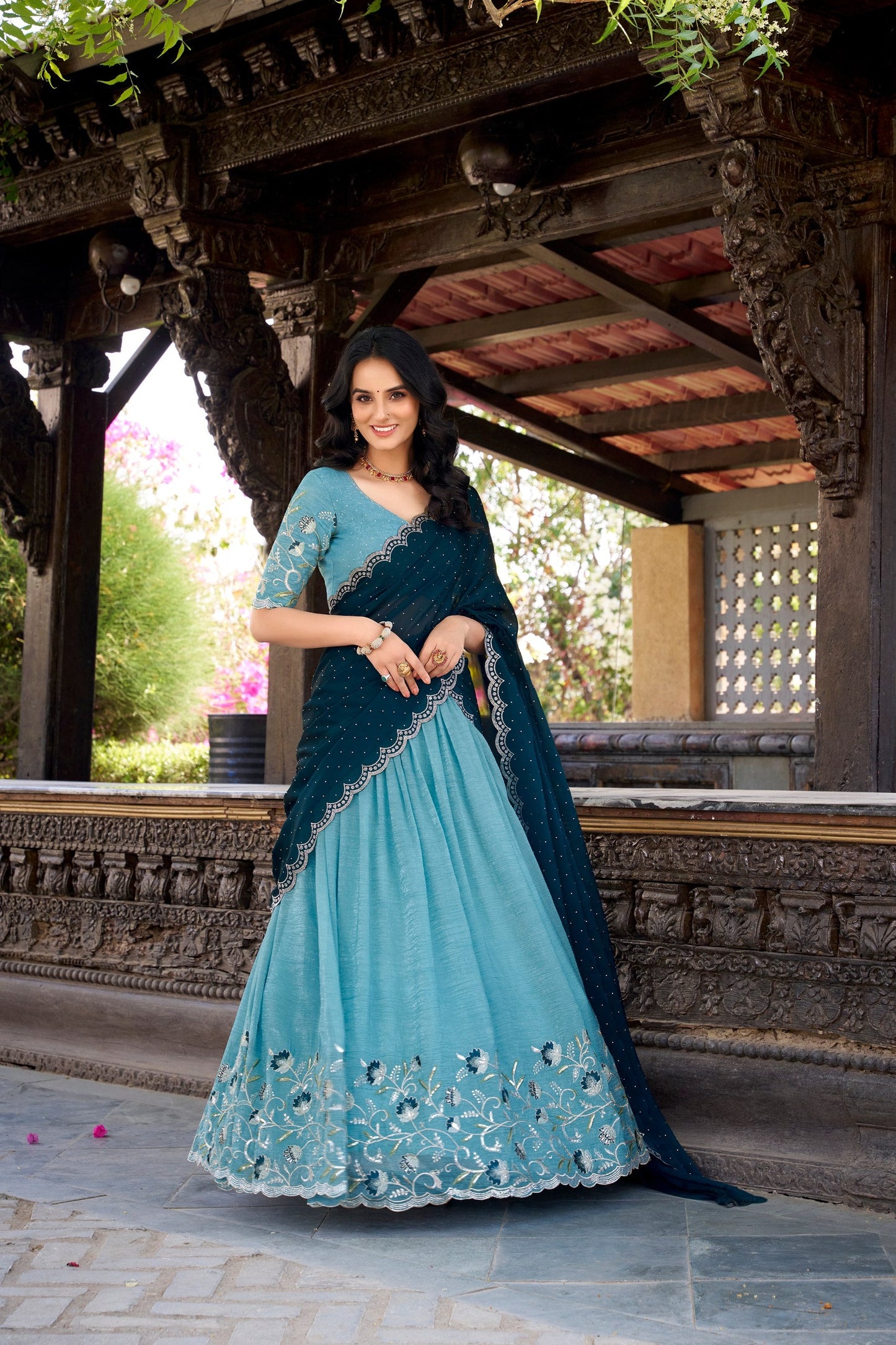 Ananya Hotfix love with a glossy twist Lehenga choli