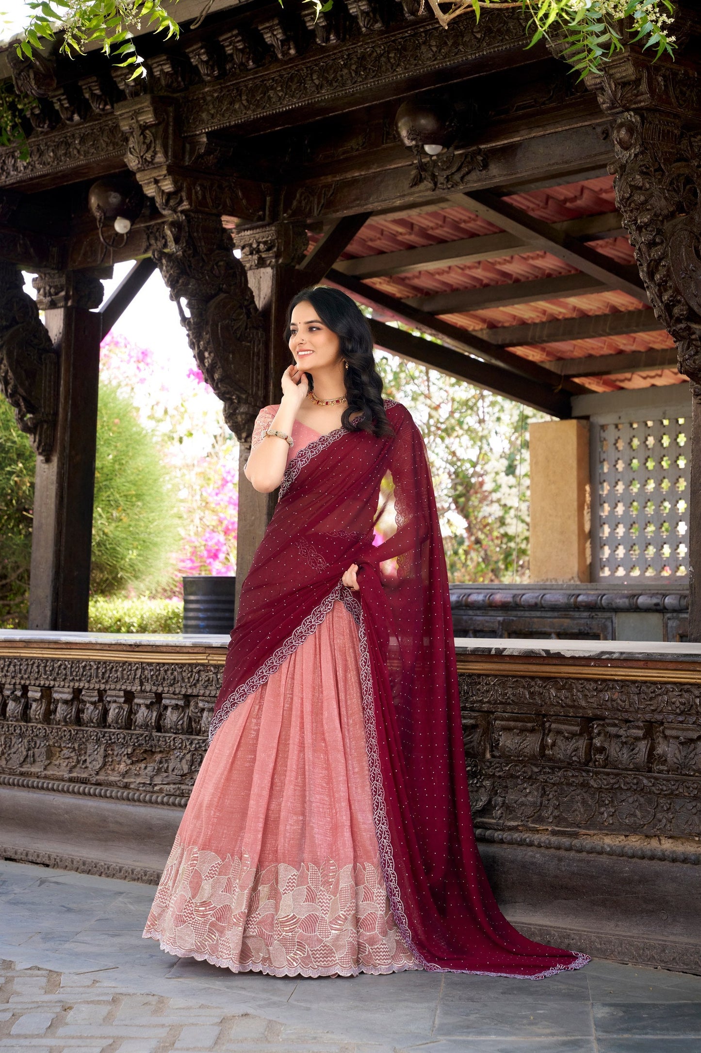 Ananya Hotfix love with a glossy twist Lehenga choli