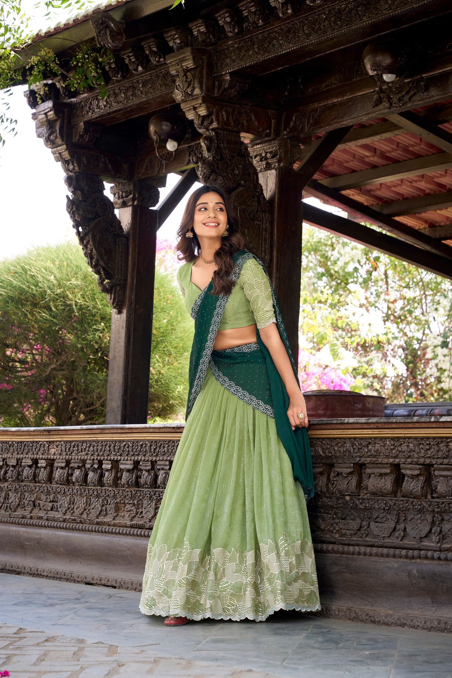 Ananya Hotfix love with a glossy twist Lehenga choli