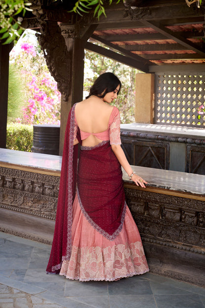 Ananya Hotfix love with a glossy twist Lehenga choli