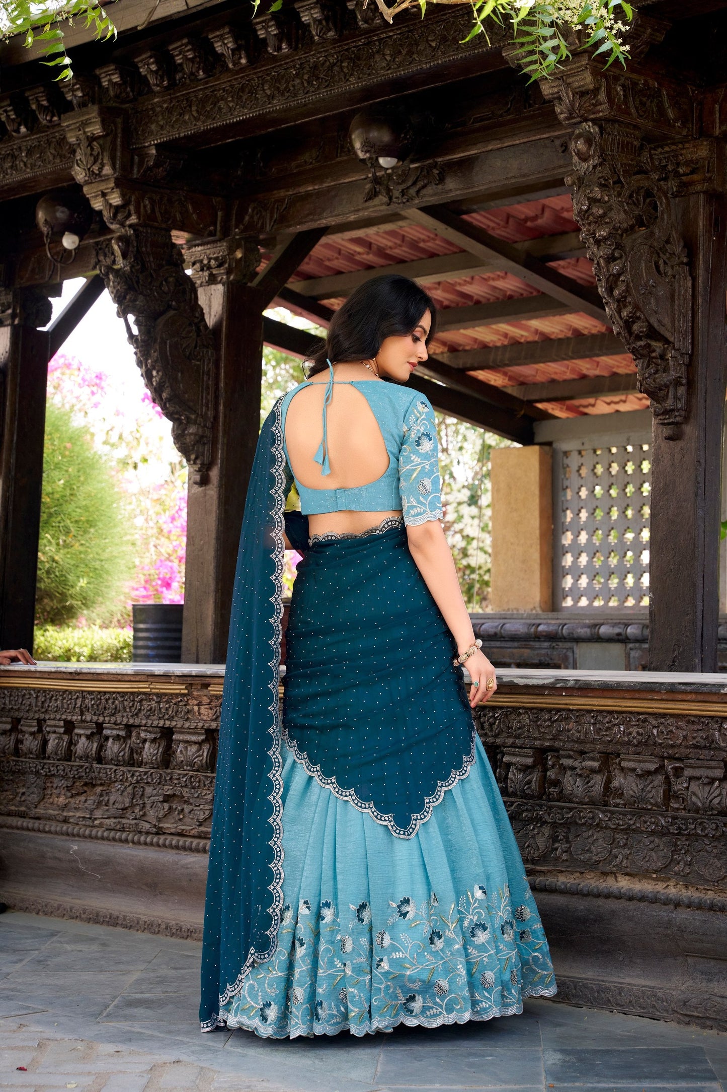 Ananya Hotfix love with a glossy twist Lehenga choli