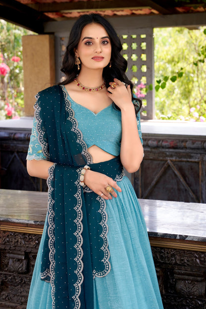 Ananya Hotfix love with a glossy twist Lehenga choli