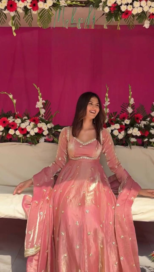 Aarika Blush Bloom Anarkali Suit