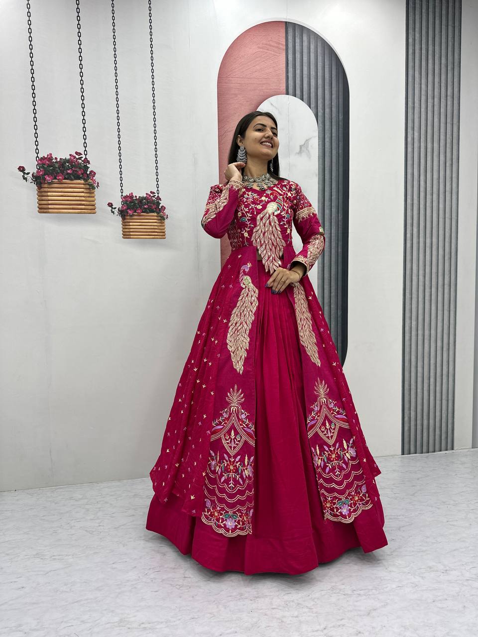 Royal Peacock Charm Lehenga Choli