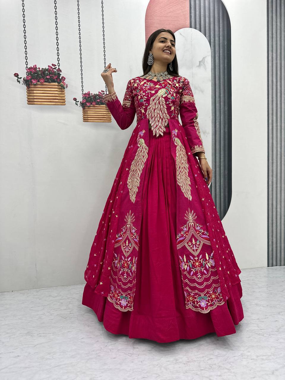 Royal Peacock Charm Lehenga Choli