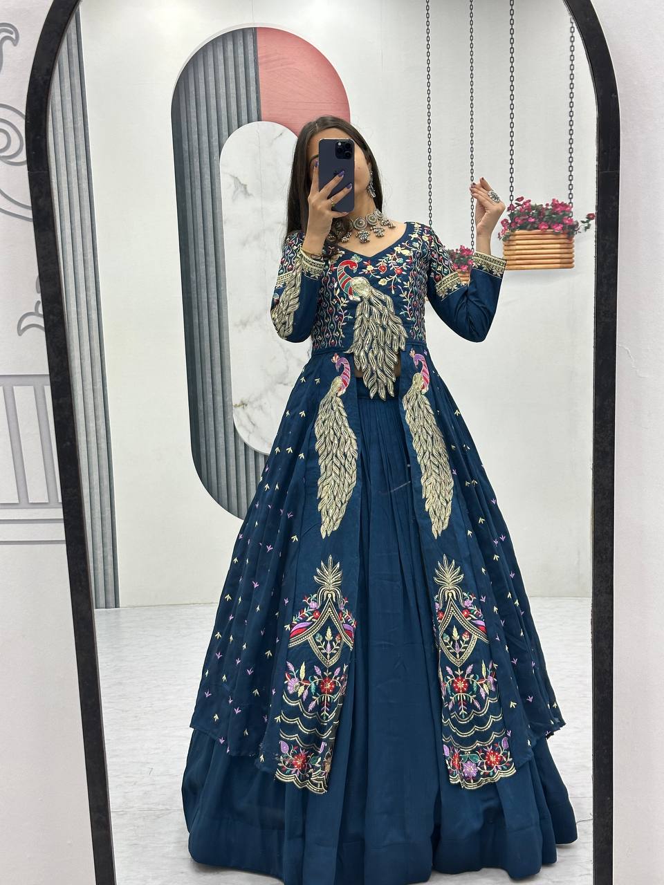 Royal Peacock Charm Lehenga Choli