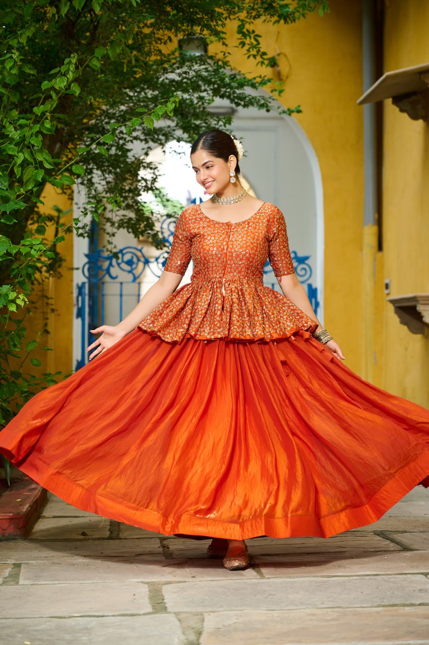 Tyaani Embroidered Threaded Glam Lehenga Tops