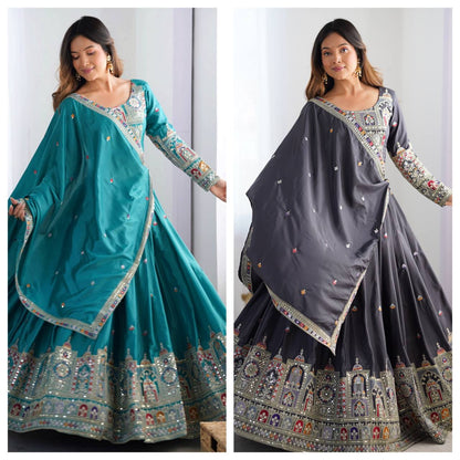 Vihana  Natural Crep silk Lehenga choli