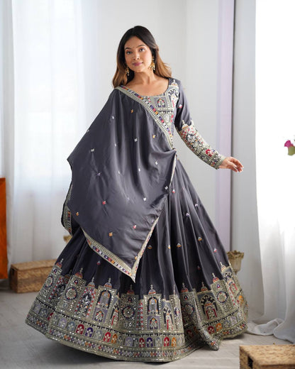 Vihana  Natural Crep silk Lehenga choli