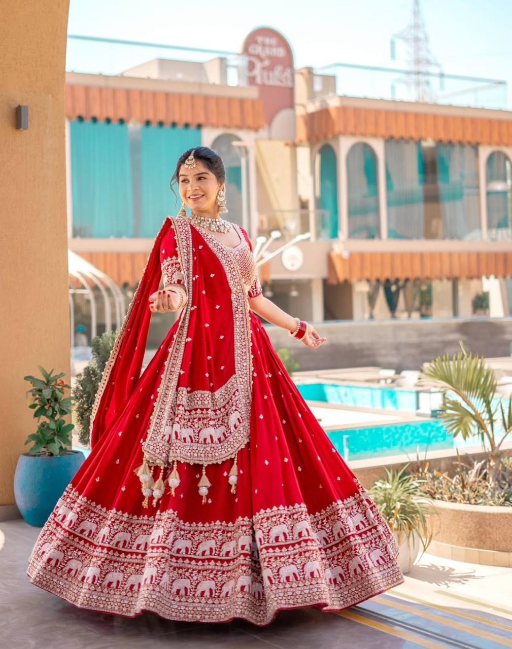 Royale The Heritage Elephant New Festival Lehenga Choli