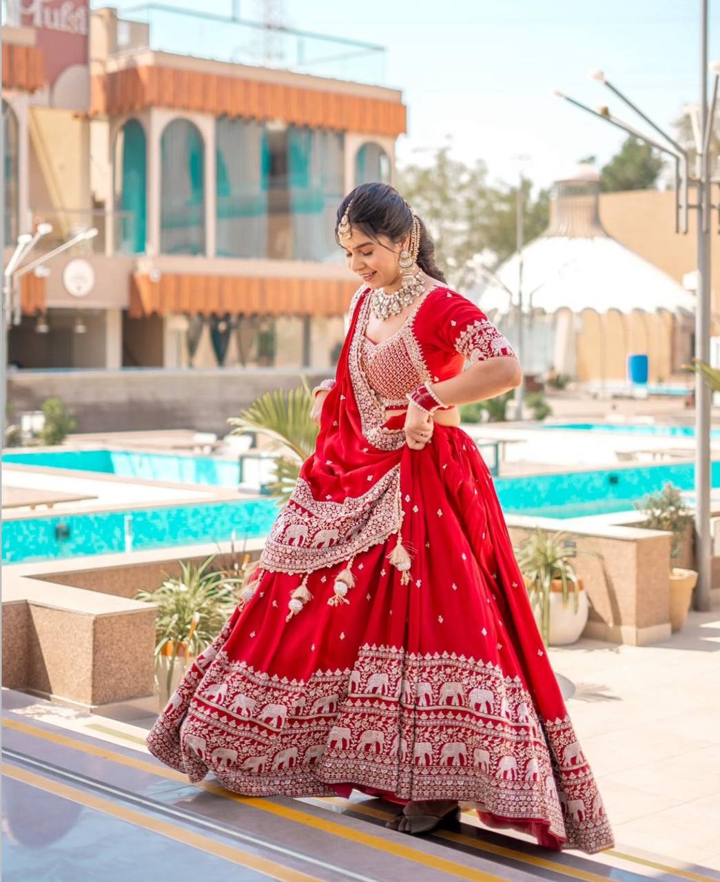 Royale The Heritage Elephant New Festival Lehenga Choli