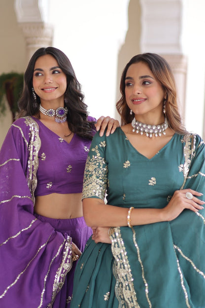 Karishma  Vichitra Silk Embroidered work Lehenga Choli