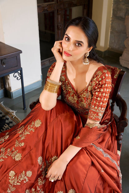 Aaradhya Rangoli Silk Lehena Choli