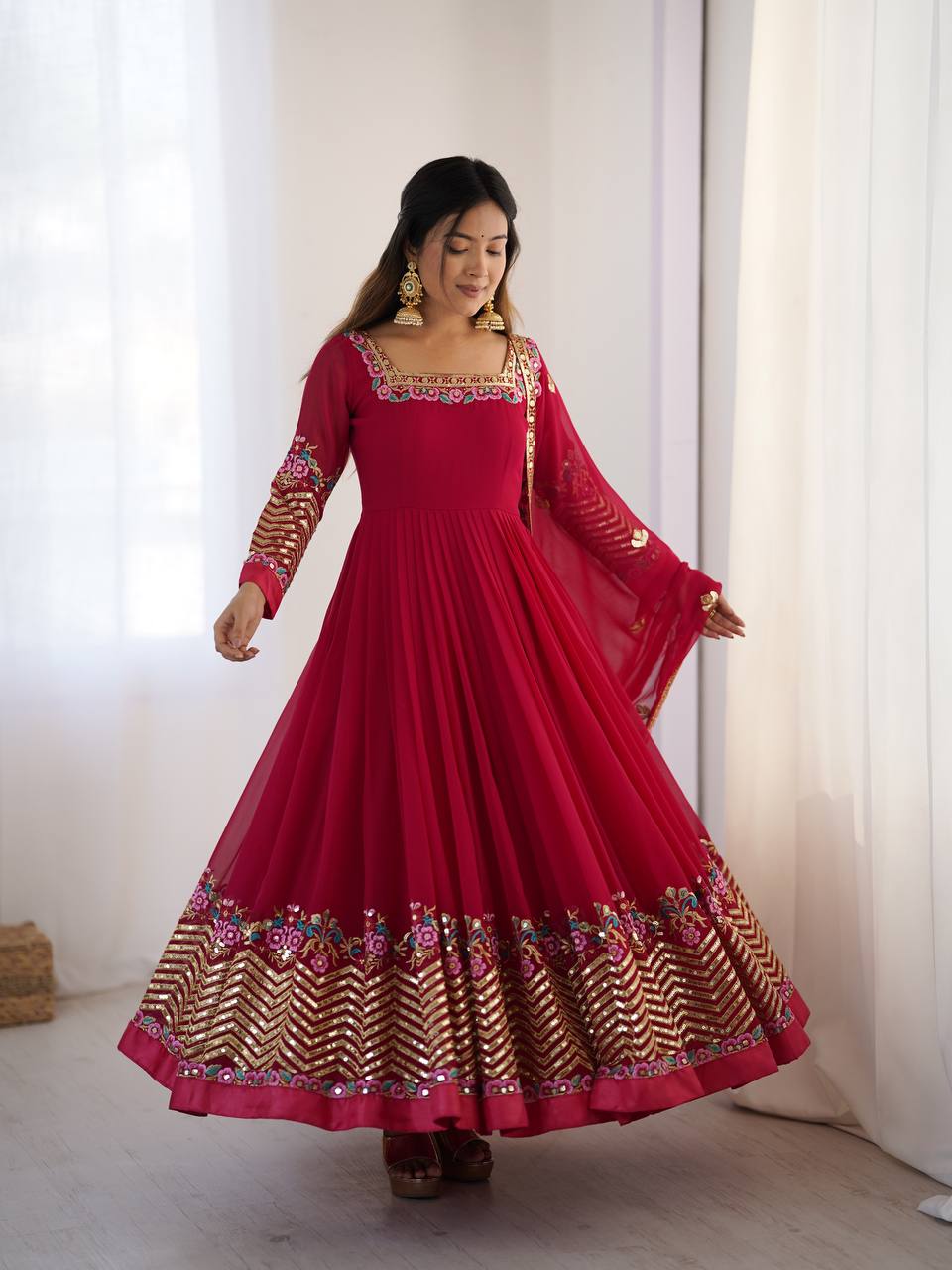 Mahima Heavy Embroidered Designer Anarkali Suits