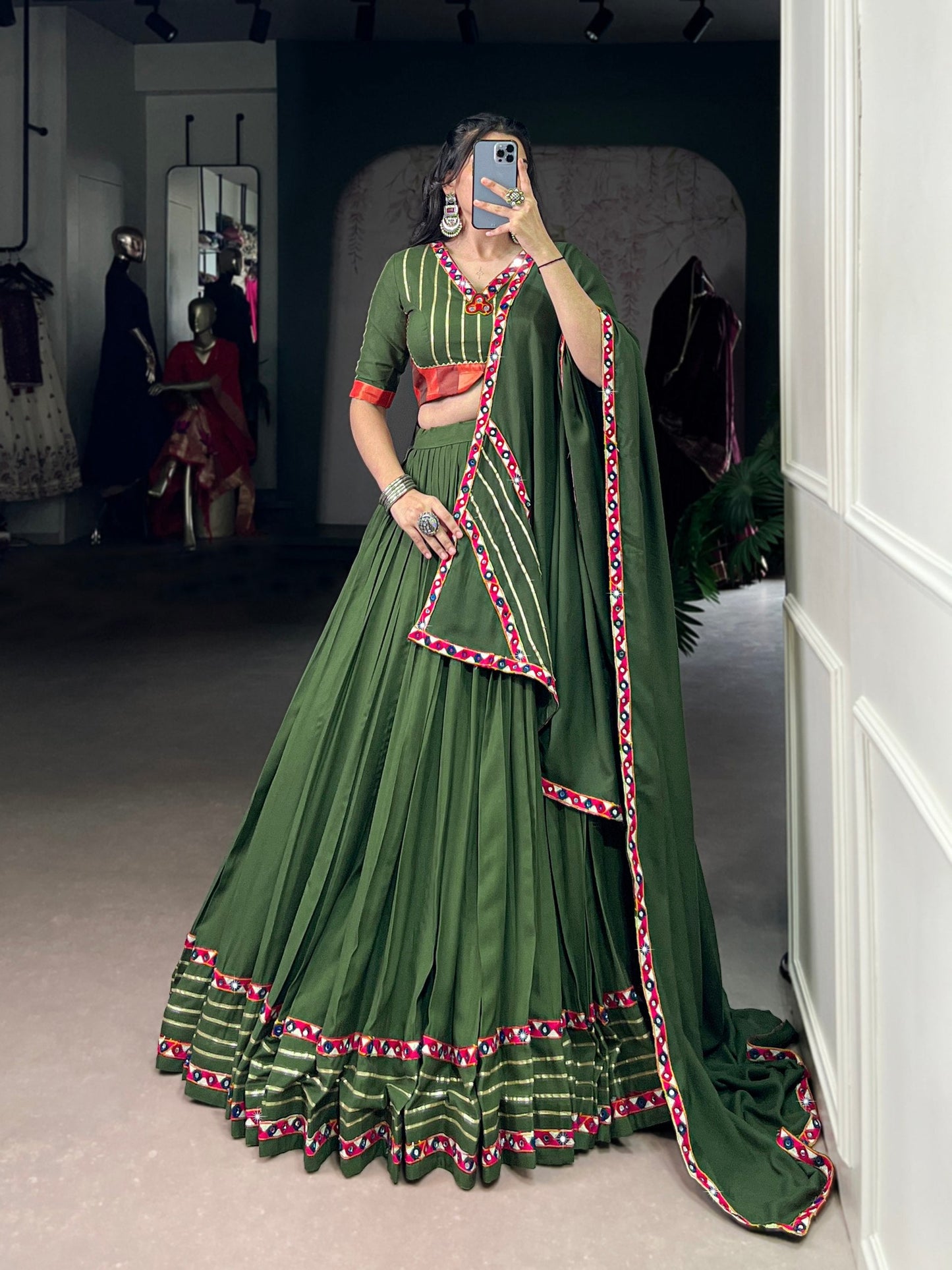 Anaya’s Whispering Ivory Luxe Lehenga Choli