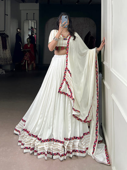 Anaya’s Whispering Ivory Luxe Lehenga Choli