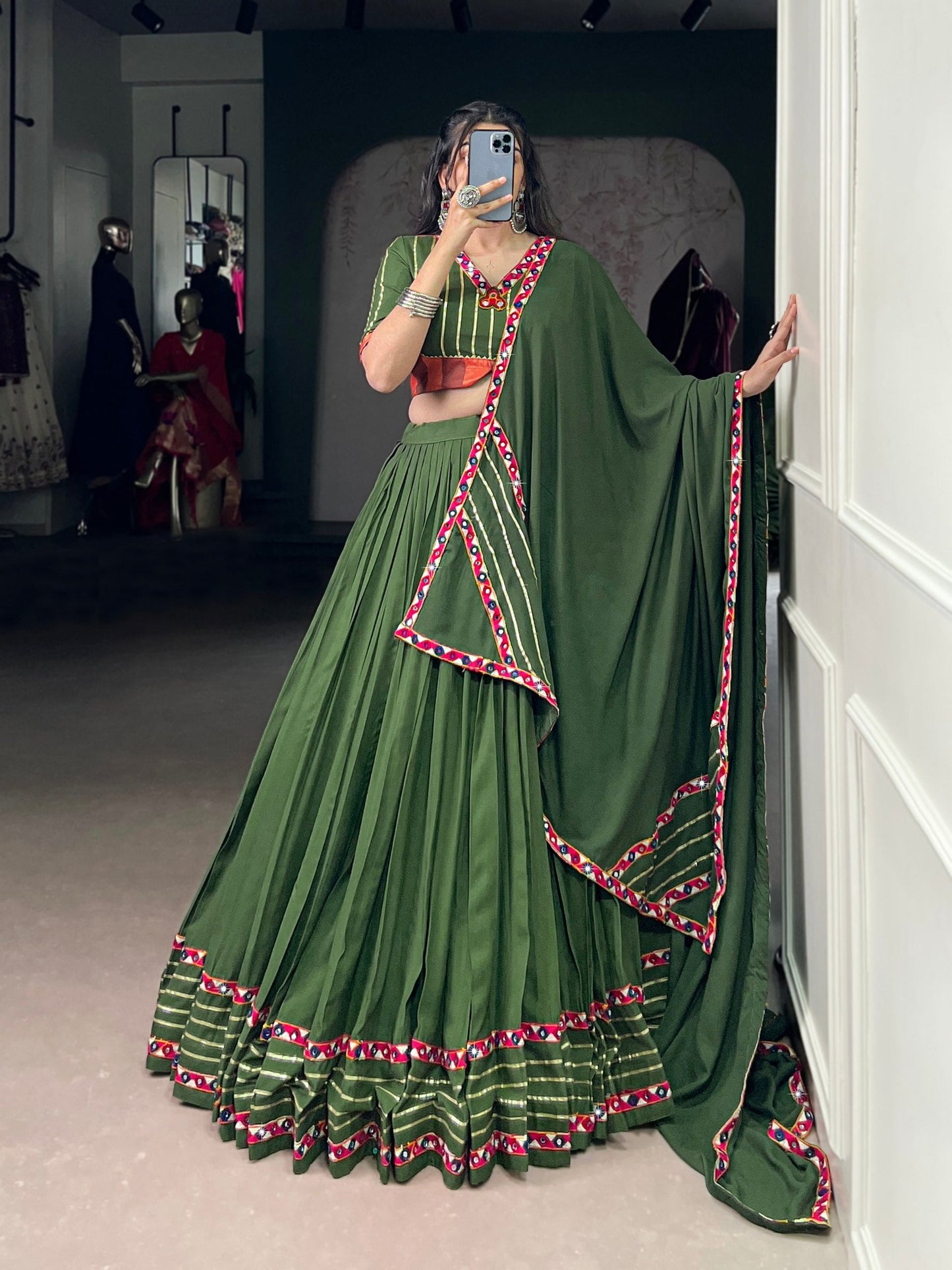 Anaya’s Whispering Ivory Luxe Lehenga Choli
