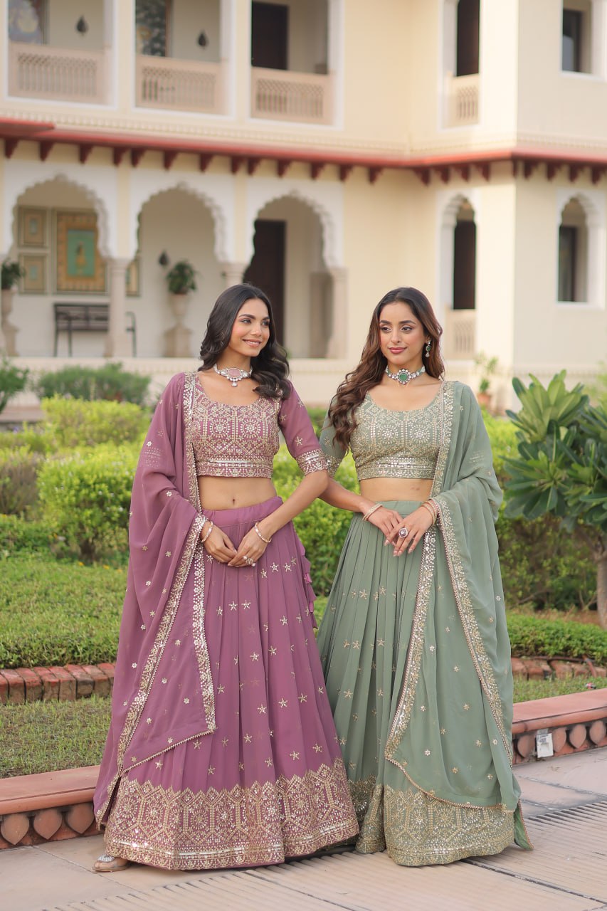 Shrutika Royal Pastel Glamour Lehenga Choli Set
