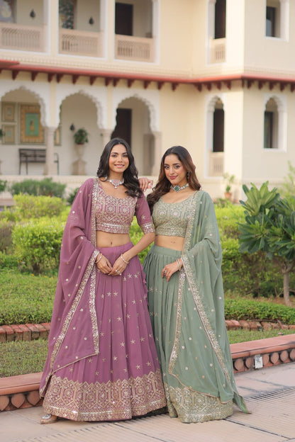 Shrutika Royal Pastel Glamour Lehenga Choli Set