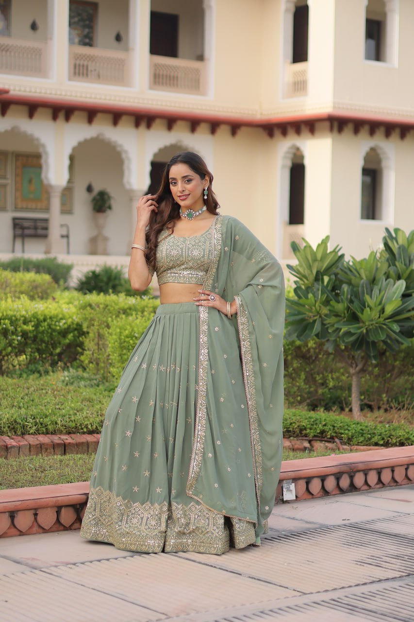 Shrutika Royal Pastel Glamour Lehenga Choli Set