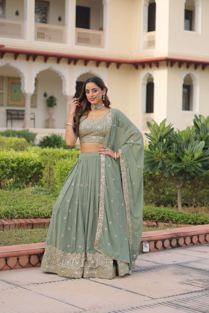 Shrutika Royal Pastel Glamour Lehenga Choli Set