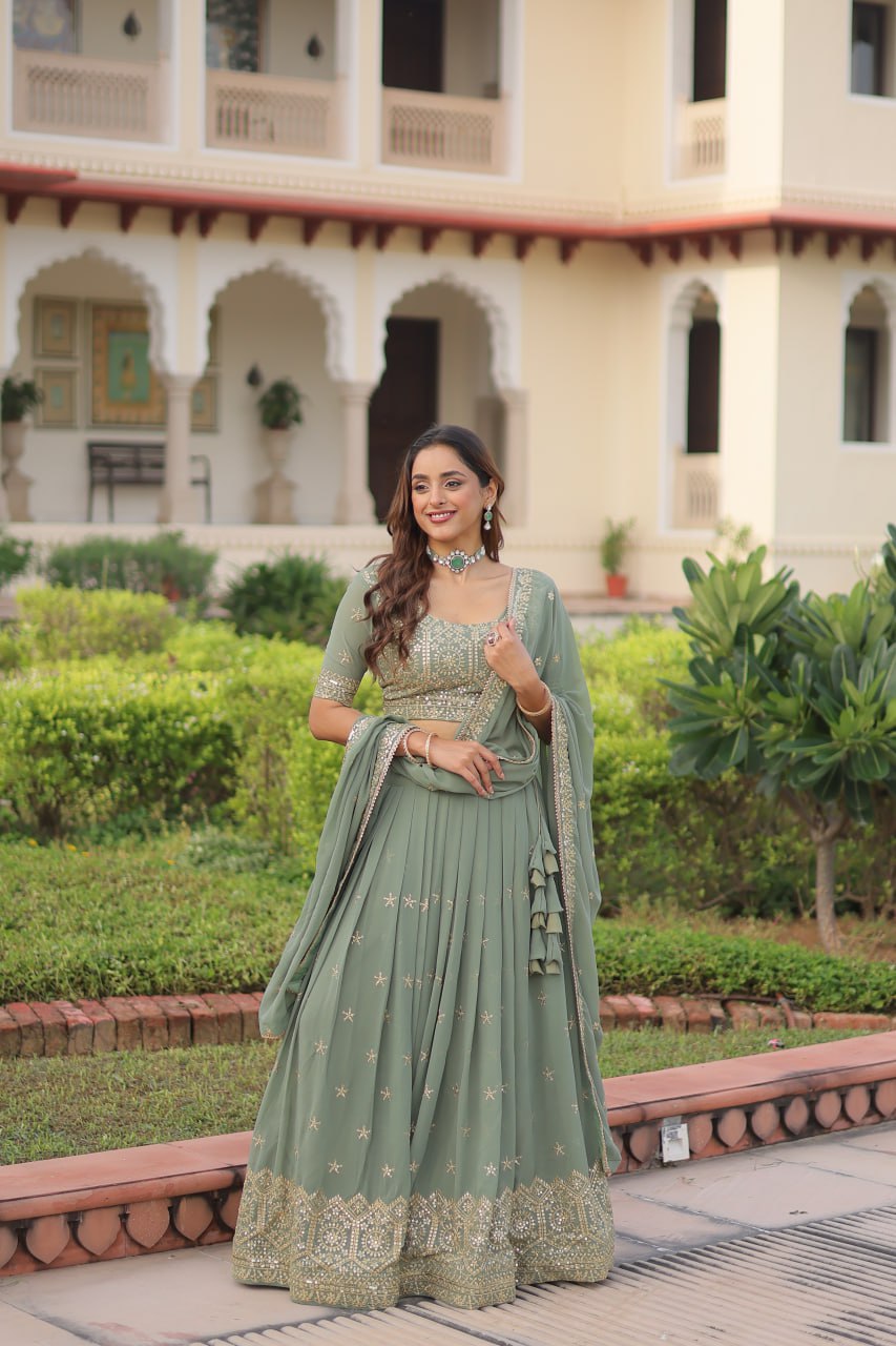 Shrutika Royal Pastel Glamour Lehenga Choli Set