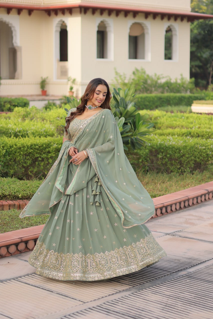 Shrutika Royal Pastel Glamour Lehenga Choli Set
