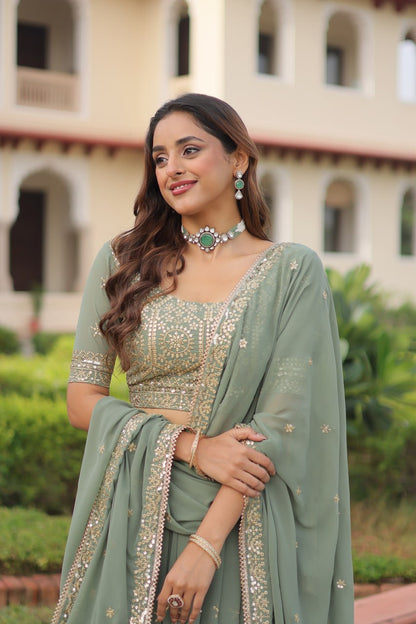 Shrutika Royal Pastel Glamour Lehenga Choli Set