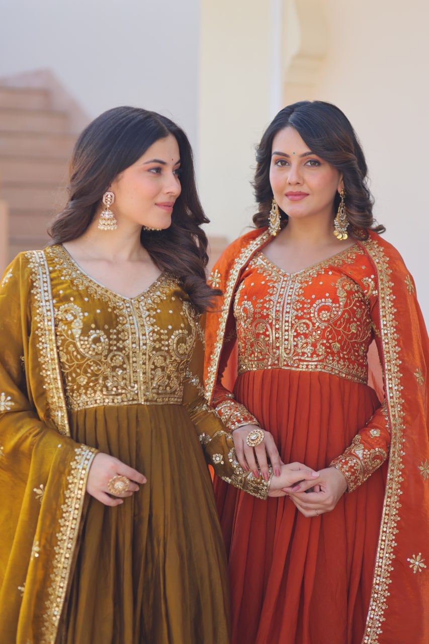 Riwaayat Royale New Designer Party wear Readymade Gown