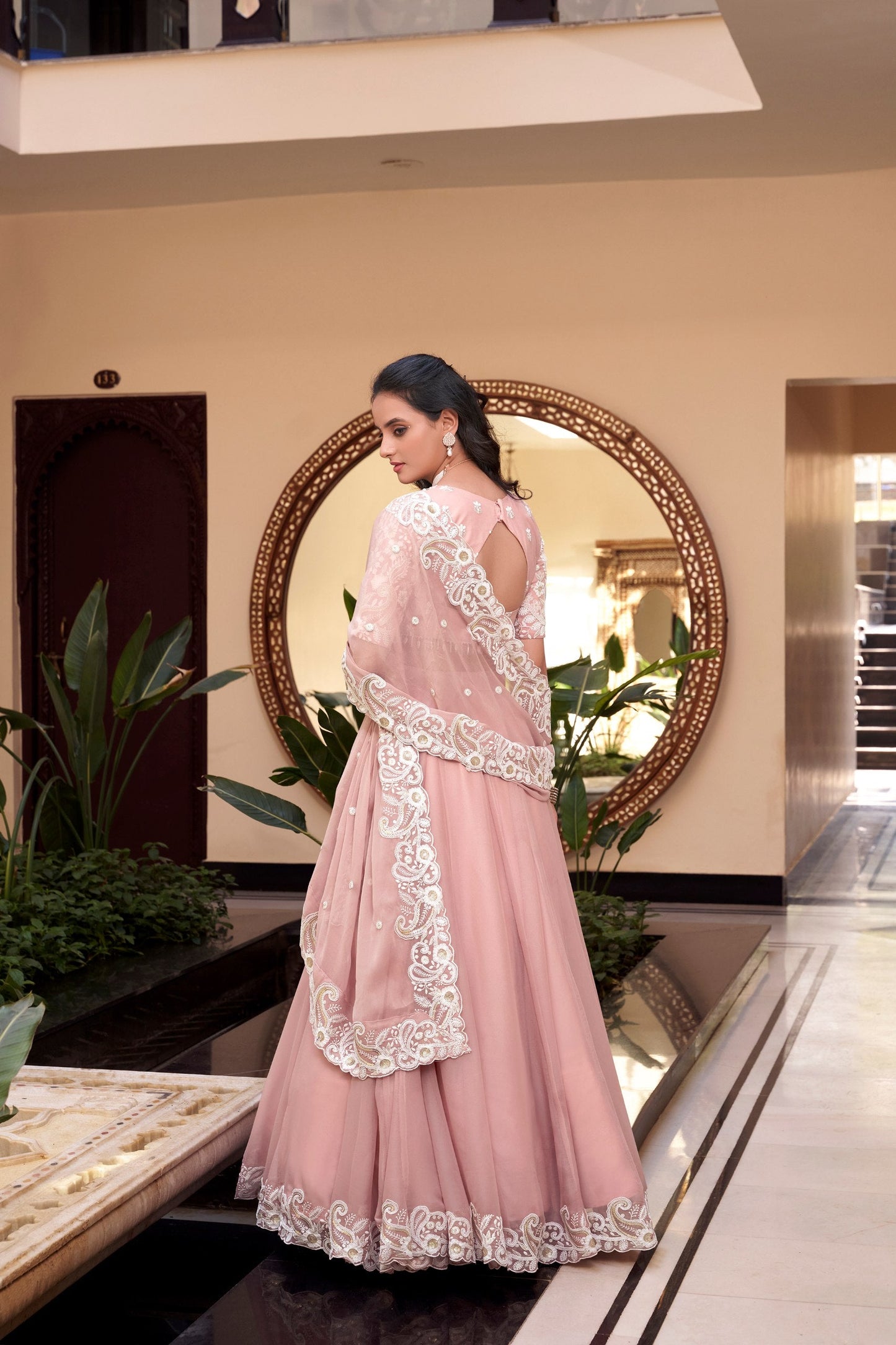 Gulabo Gaze: Blush Pink Dream Lehenga Set