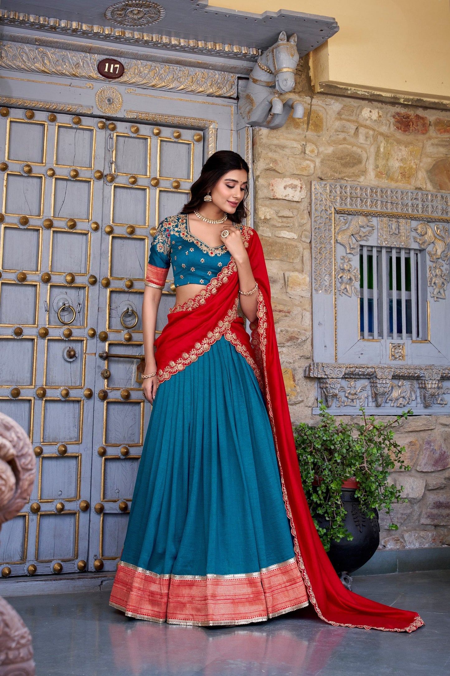 Aadhira Wedding & Festive Glamour Rajwada Couture Lehenga choli