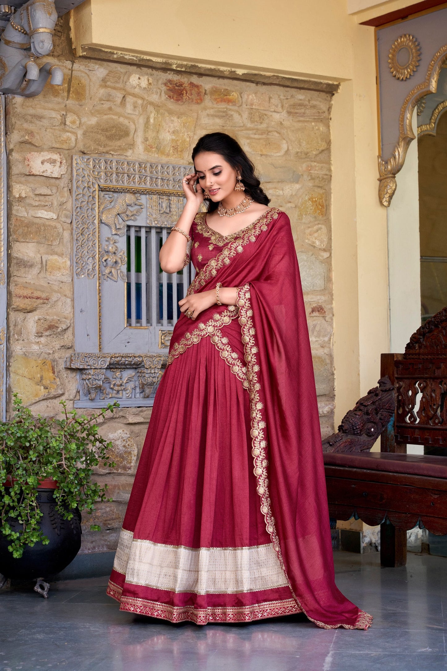 Aadhira Wedding & Festive Glamour Rajwada Couture Lehenga choli