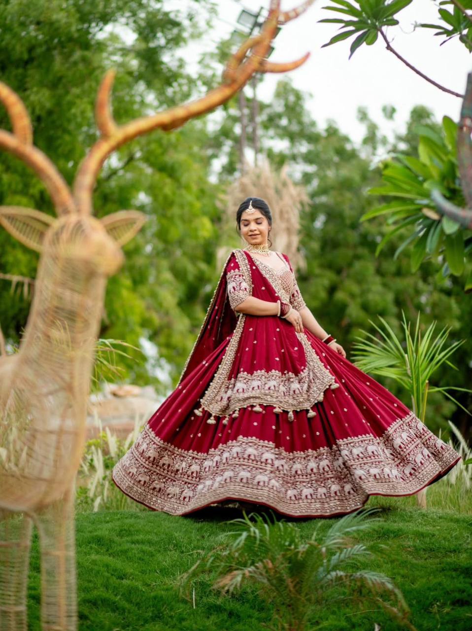 Royale The Heritage Elephant New Festival Lehenga Choli