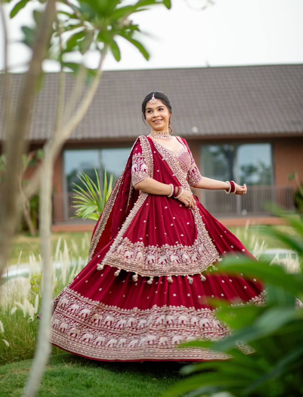 Royale The Heritage Elephant New Festival Lehenga Choli