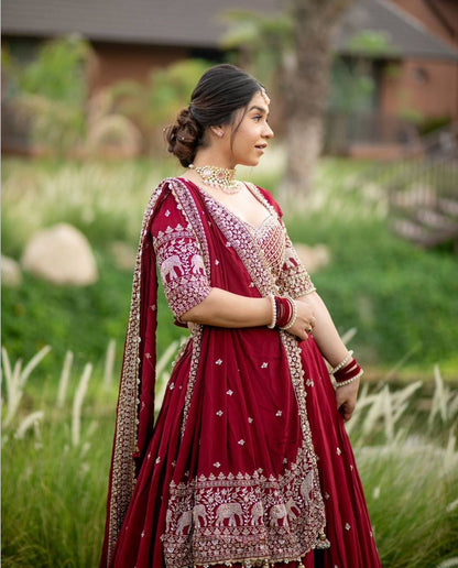 Royale The Heritage Elephant New Festival Lehenga Choli