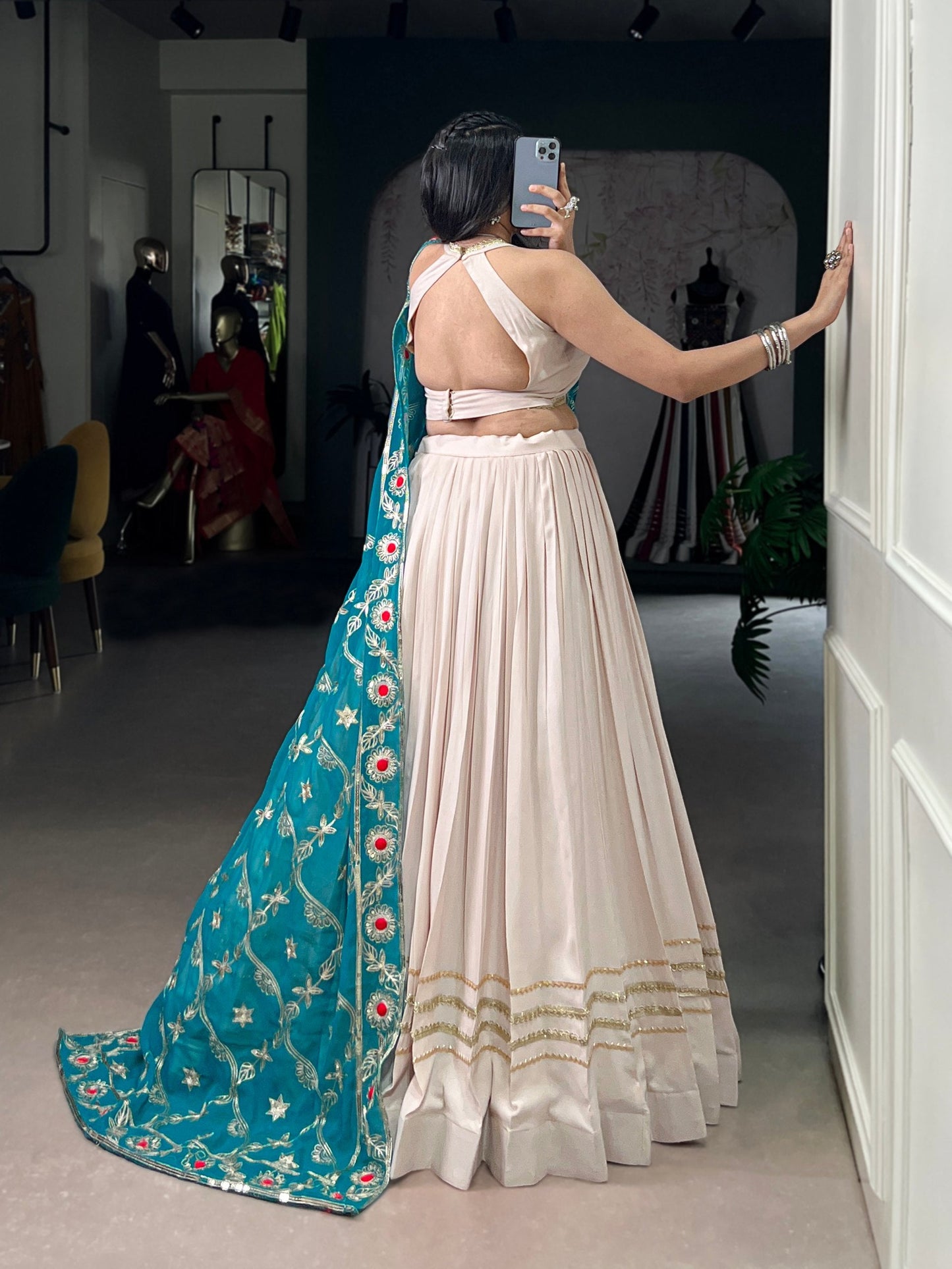 Amaira Berry Charm live Embroidered Lehenga Choli