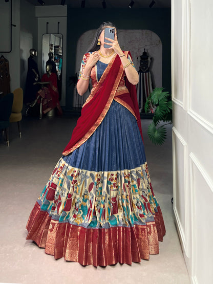 Kashvi’s Heritage Charm Printed Lehenga Choli