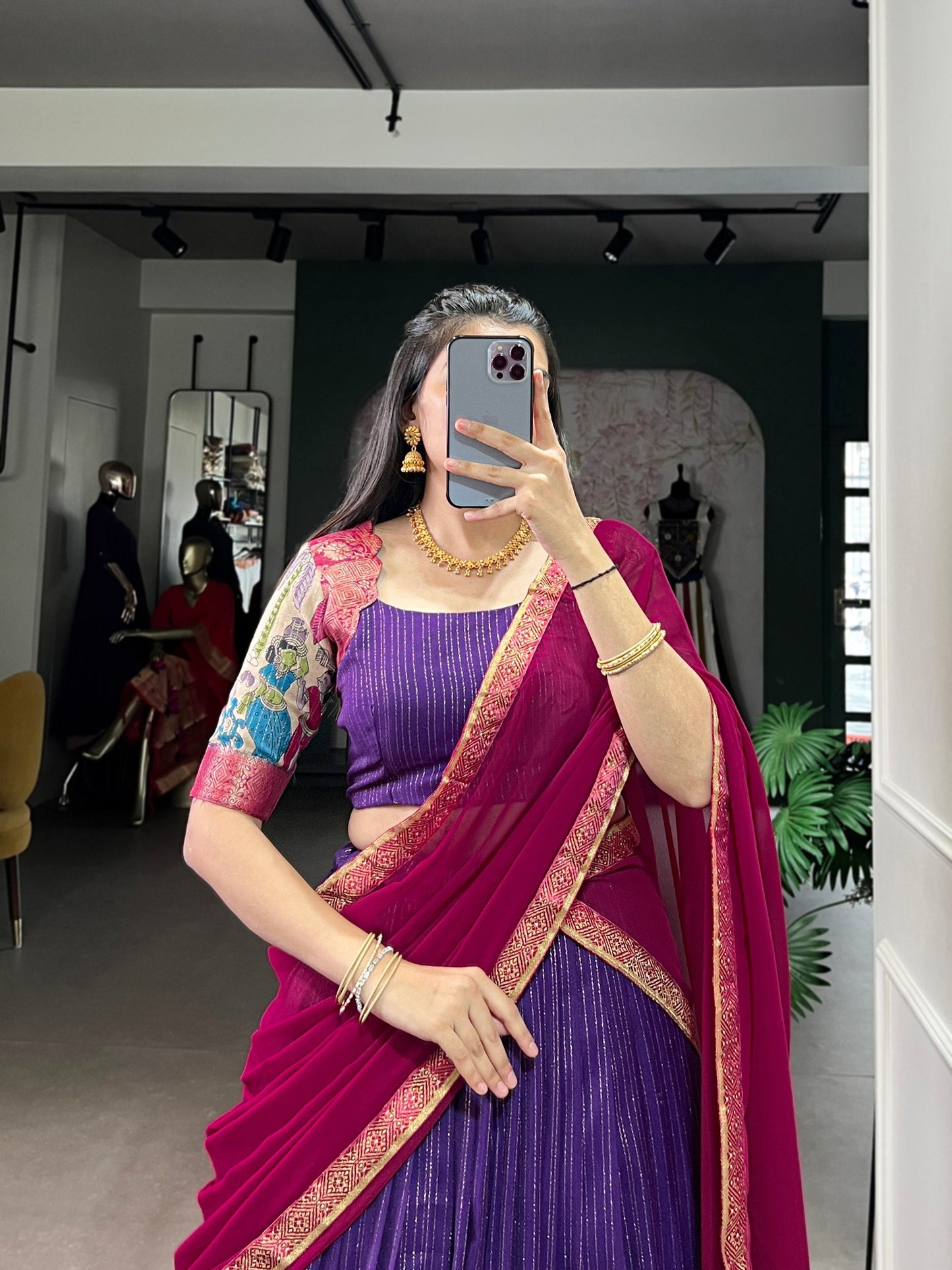 Kashvi’s Heritage Charm Printed Lehenga Choli