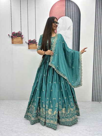 Peacock Whispers: Royal Lookbook Reloaded Lehenga Choli
