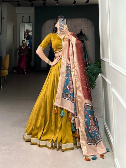 Royal Couture Designer Chinon Silk Lehenga Choli