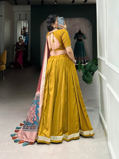Royal Couture Designer Chinon Silk Lehenga Choli