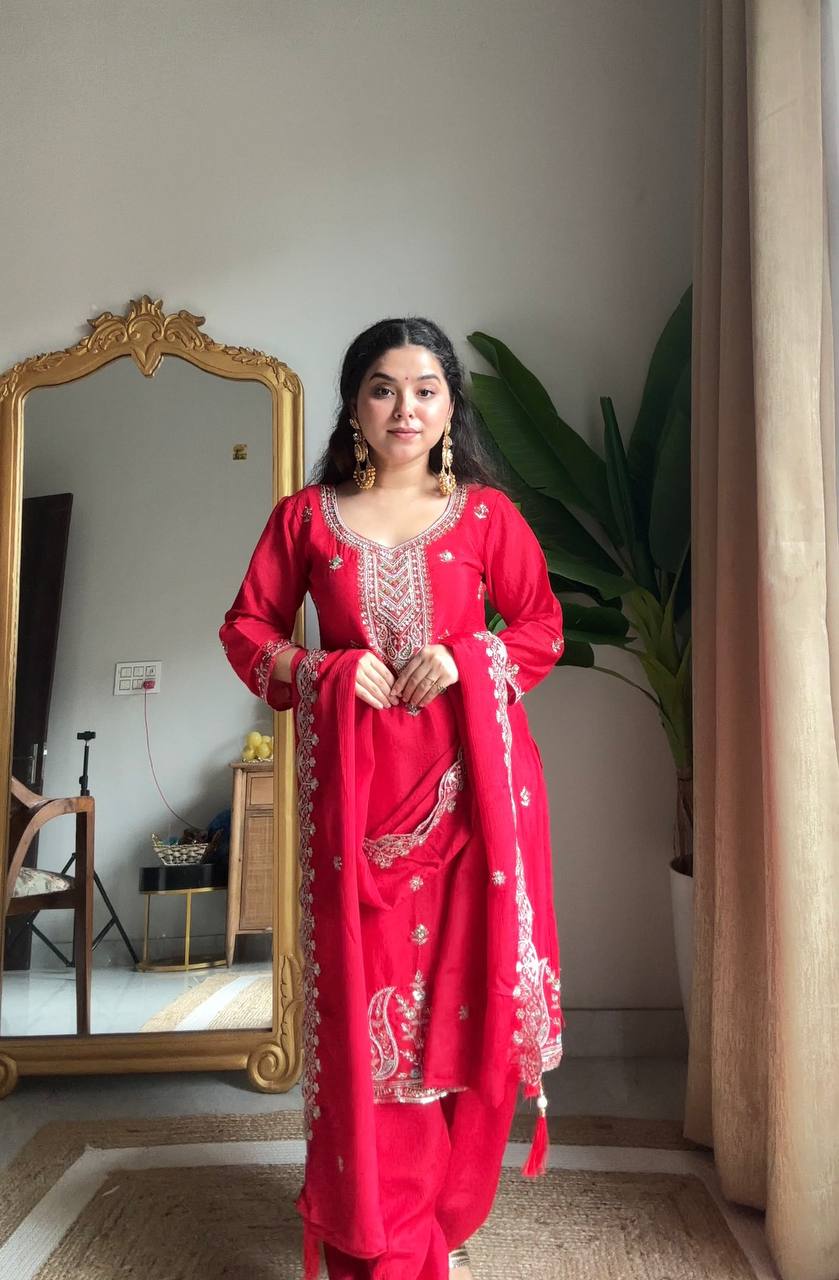 Kiara Scarlet Elegance Punjabi Suit