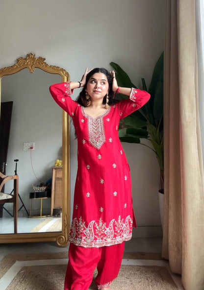 Kiara Scarlet Elegance Punjabi Suit