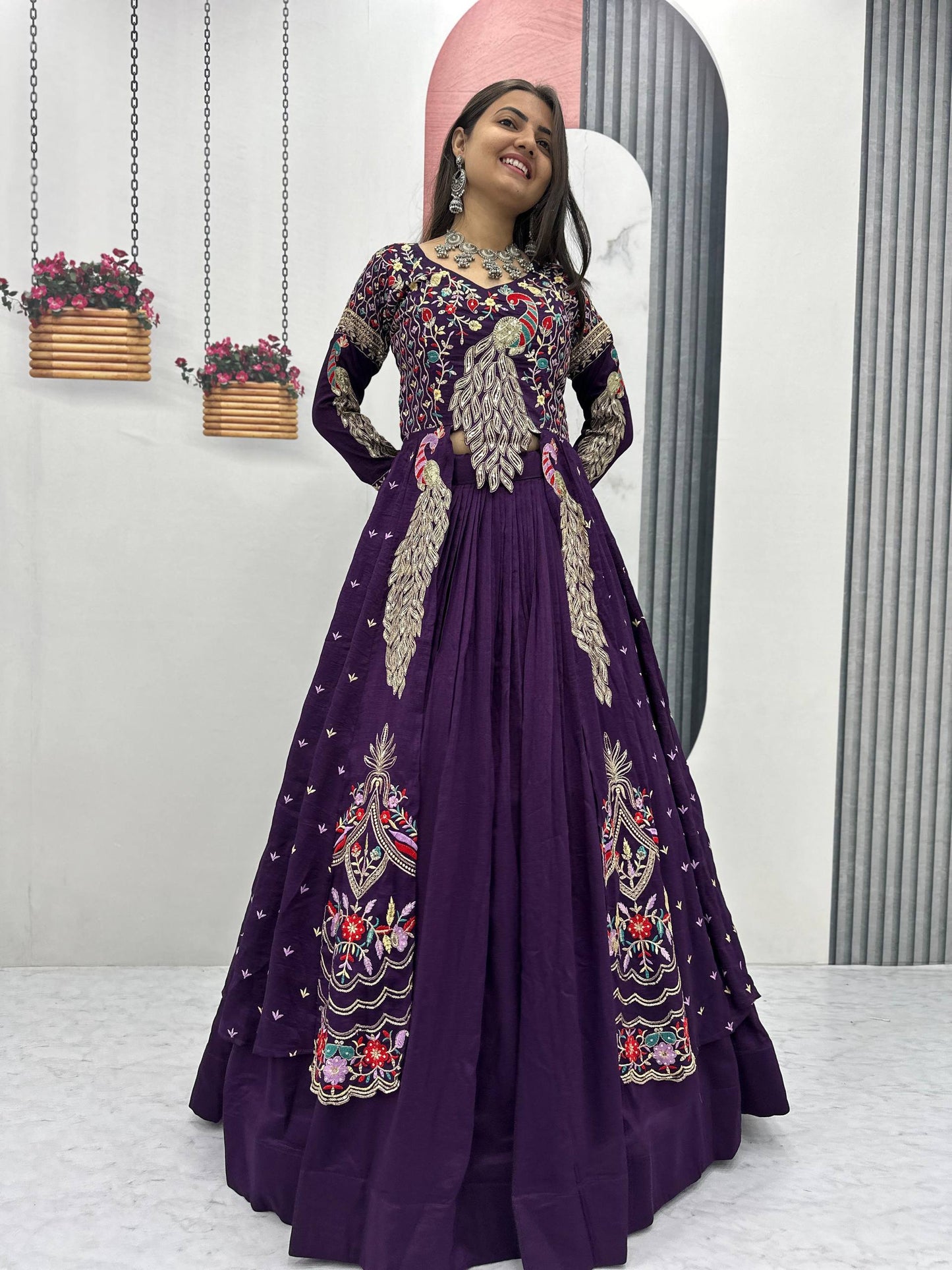 Royal Peacock Charm Lehenga Choli