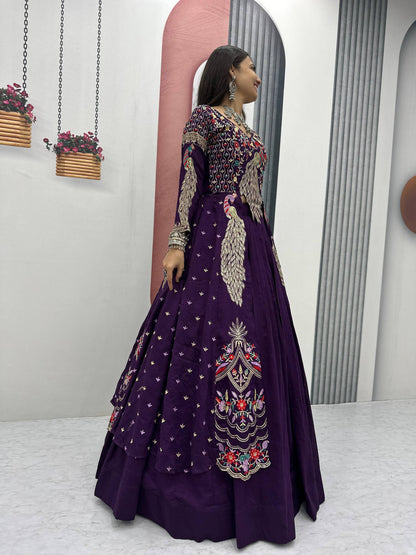 Royal Peacock Charm Lehenga Choli